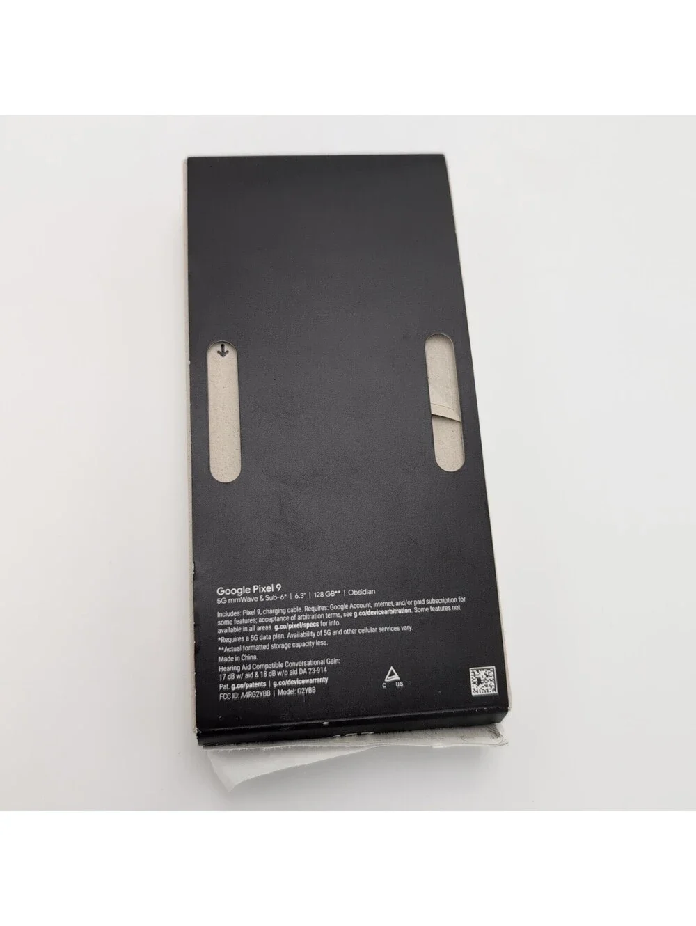 Google Pixel 9 Retail Box Empty, No Phone